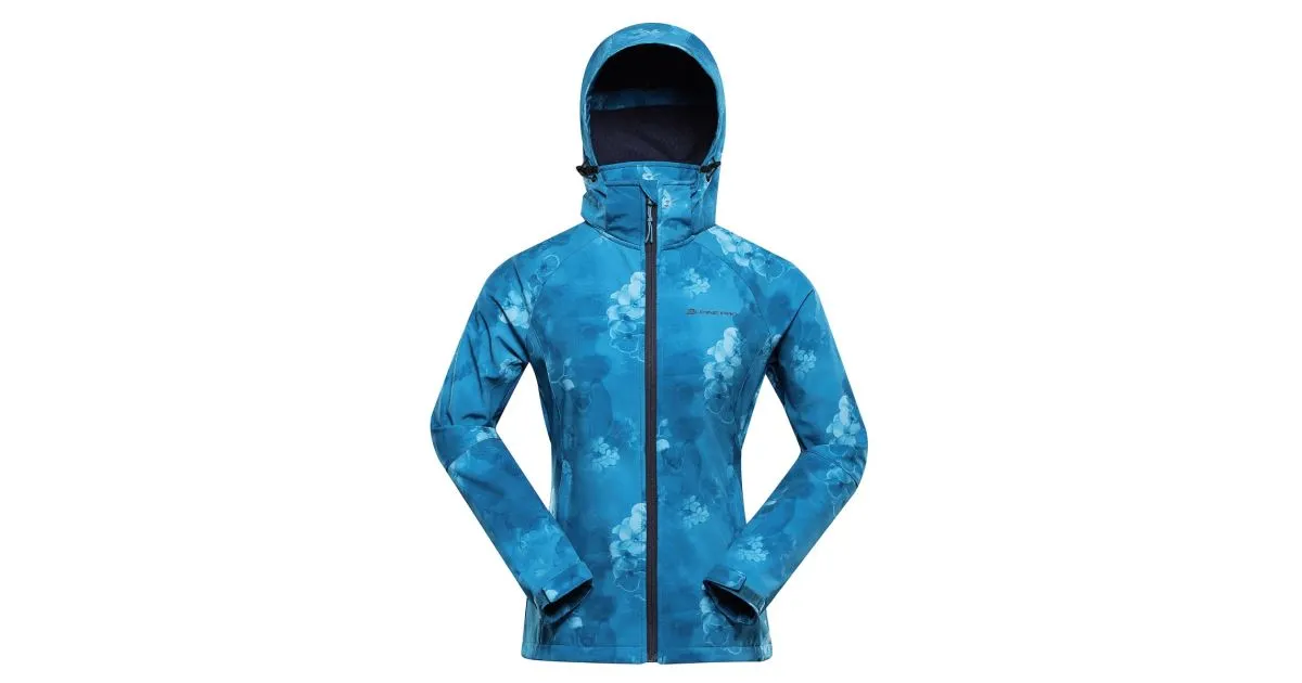 Damen-Softshelljacke mit Membran ALPINE PRO HOORA blau
