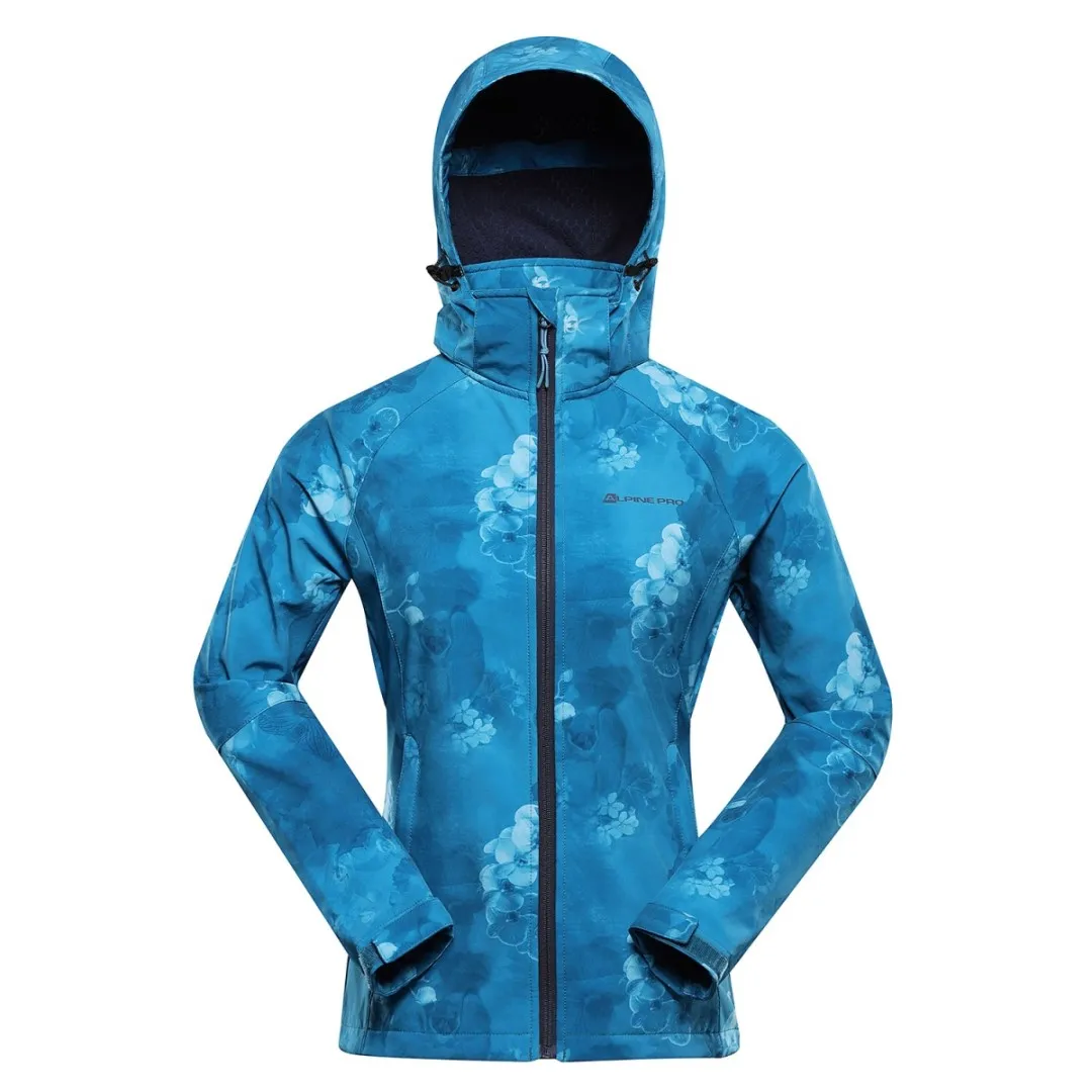 Damen-Softshelljacke mit Membran ALPINE PRO HOORA blau