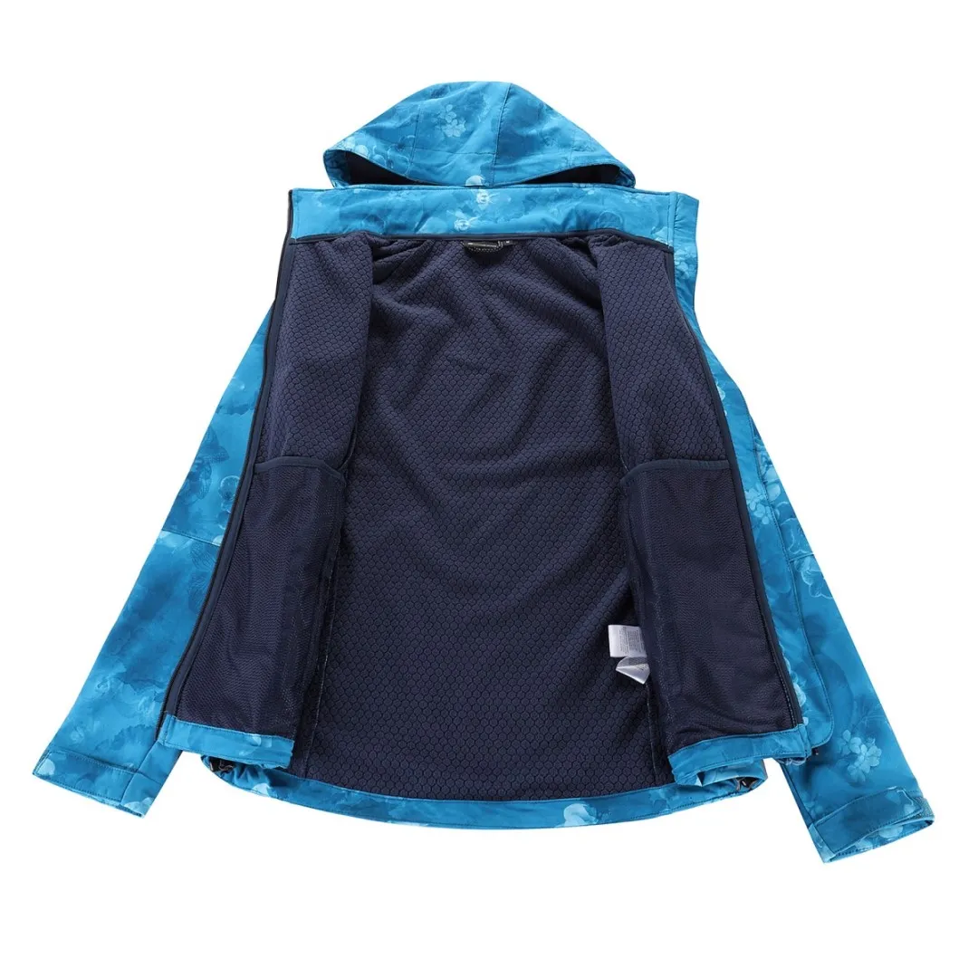 Damen-Softshelljacke mit Membran ALPINE PRO HOORA blau