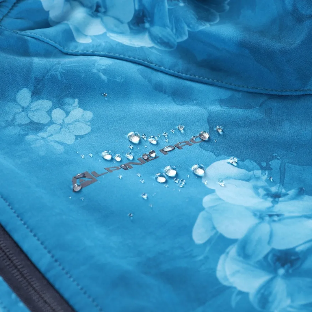 Damen-Softshelljacke mit Membran ALPINE PRO HOORA blau